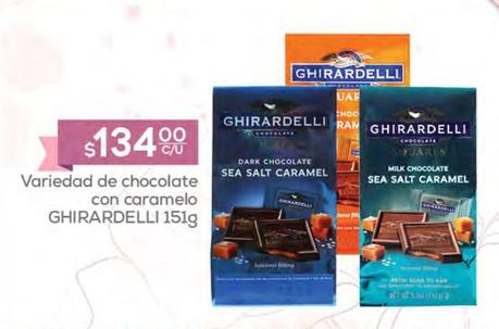 Oferta de Ghirardelli - Variedad De Chocolate Con Caramelo  por $134 en Fresko