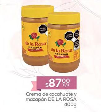 Oferta de De La Rosa - Crema De Cacahuate Y Mazapán por $87 en Fresko