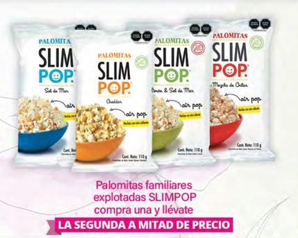 Oferta de Slimpop - Palomitas Familiares Explotadas Compra Una Y Llévate en La Comer