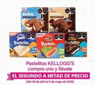 Oferta de Kellogg's - Pastelitos Compra Uno Y Llevate en La Comer