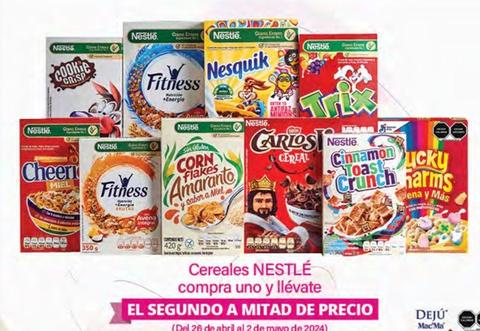 Oferta de Nestlé - Cereales Compra Uno Y Llevate en La Comer