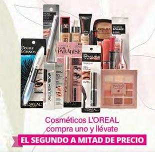 Oferta de L'oréal - Cosmeticos Compra Uno Y Llevate  en La Comer