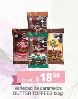 Oferta de Butter Toffees - Variedad De Caramelos  por $18.5 en La Comer