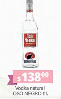 Oferta de Oso Negro - Vodka Natural  por $138 en La Comer