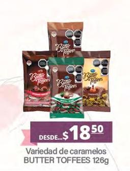 Oferta de Butter Toffees - Variedad De Caramelos por $18.5 en La Comer