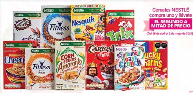 Oferta de Nestlé - Cereales en La Comer
