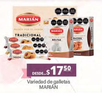 Oferta de Marian - Variedad De Galletas por $17.5 en La Comer