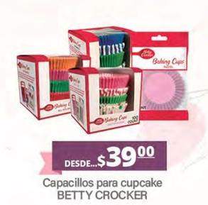 Oferta de Betty Crocker - Capacillos Para Cupcake por $39 en La Comer