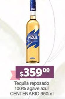 Oferta de Centenario - Tequila Reposado 100% Agave Azul por $359 en La Comer