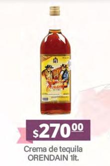 Oferta de Orendain - Crema De Tequila por $270 en La Comer