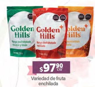 Oferta de Golden Hills - Variedad De Fruta Enchilada por $97.9 en La Comer