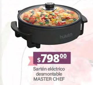 Oferta de Master Chef - Sartén Eléctrico Desmontable  por $798 en La Comer