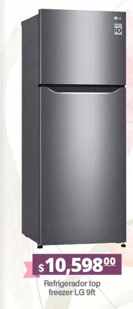 Oferta de Lg - Refrigerador Top Freezer por $10598 en La Comer