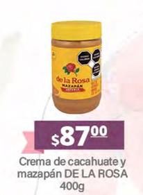 Oferta de De La Rosa - Crema De Cacahuate Y Mazapán por $87 en La Comer