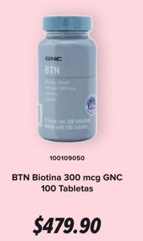 Oferta de Gnc - Btn Biotina por $479.9 en GNC