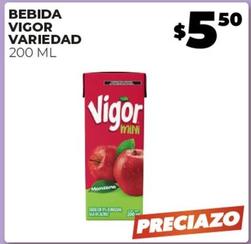 Oferta de Vigor - Bebida Variedad por $5.5 en Merco