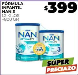 Oferta de Nan - Formula Infantil 3 por $399 en Merco