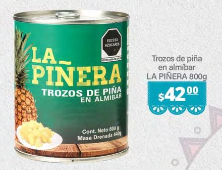 Oferta de La Piñera - Trozos De Piña En Almíbar por $42 en La Comer