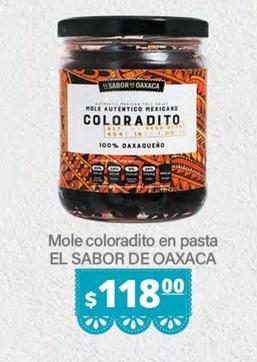 Oferta de El Sabor De Oaxaca - Mole Coloradito En Pasta por $118 en La Comer