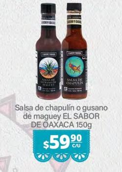 Oferta de El Sabor De Oaxaca - Salsa De Chapulín O Gusano De Maguey por $59.9 en La Comer