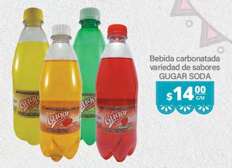 Oferta de Gugar Soda -  Bebida Carbonatada Variedad De Sabores por $14 en La Comer