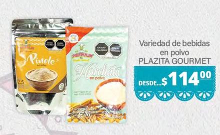 Oferta de Plazita Gourmet - Variedad De Bebidas En Polvo por $114 en La Comer