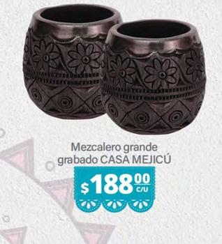 Oferta de Casa Mejicú - Mezcalero Grande Grabado por $188 en La Comer