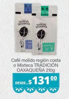 Oferta de Tradición Oaxaqueña - Café Molido Región Costa O Mixteca por $131 en La Comer