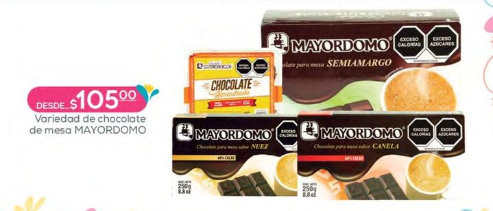 Oferta de Mayordomo - Variedad De Chocolate De Mesa  por $105 en Fresko