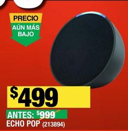 Oferta de Echo Pop por $499 en The Home Depot
