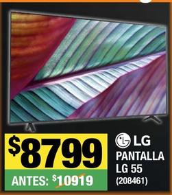Oferta de Lg - Pantalla 55 por $8799 en The Home Depot