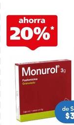 Oferta de Monurol - Polvo por $343 en Farmacia San Pablo