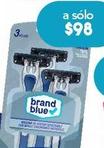Oferta de Brand Blue - Rastrillo Desechable por $98 en Farmacia San Pablo