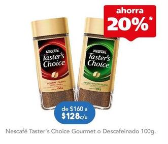 Oferta de Nescafé - Taster'S Choice Gourmet por $128 en Farmacia San Pablo