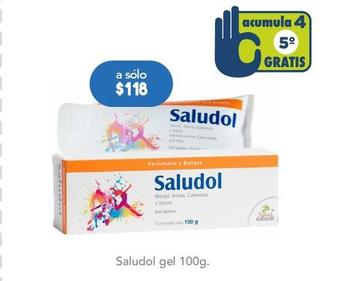 Oferta de Salud Natural - Saludol Gel por $118 en Farmacia San Pablo