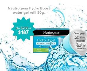 Oferta de Neutrogena - Hydro Boost Water Gel Refil por $187 en Farmacia San Pablo