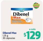 Oferta de Dibenel Max por $129 en Farmacias YZA