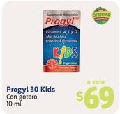 Oferta de Progyl 30 - Kids por $69 en Farmacias YZA