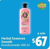Oferta de Herbal Essences - Smooth Acondicionador 400 ml  por $67 en Farmacias YZA