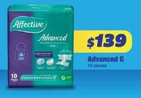 Oferta de Affective - Advanced G  por $139 en Farmacias YZA
