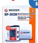 Oferta de Neutek - Baumanometro Bp 202h/120m Para Muneca por $422 en Farmacia San Pablo