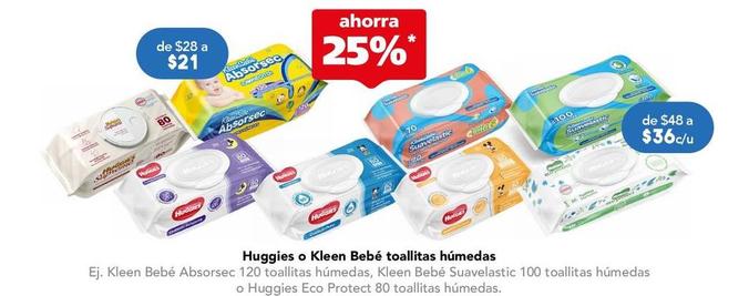 Oferta de Huggies - O Kleen Bebe Toallitas Humedas por $21 en Farmacia San Pablo