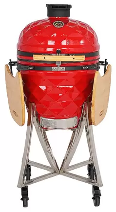 Oferta de HORNO KAMADO CERAMICA MUL ROJO 21" por $13433 en Cooking Depot