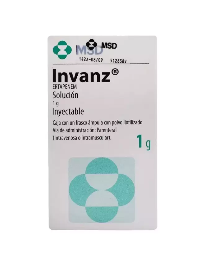 Oferta de Invanz Solución Inyectable 1g Caja con un... por $1803 en Farmalisto