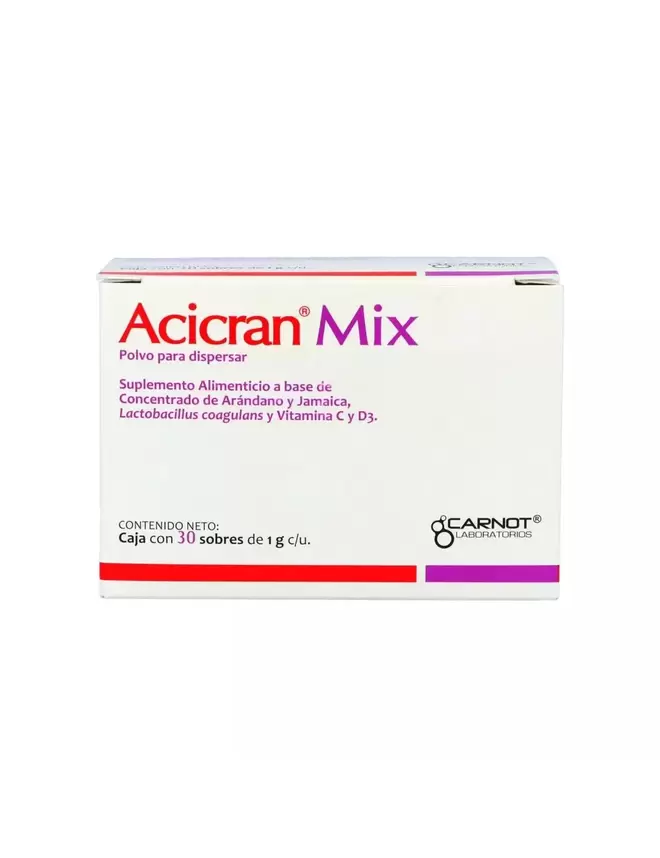 Oferta de Acicran Mix Sobre Con Polvo Para Dispersar... por $863.35 en Farmalisto