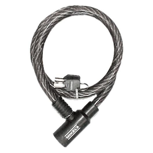 Oferta de CABLE CANDADO FLEXIBLE LLAVE SEGURIDAD 90 cm por $168.52 en Mikel's