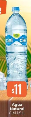 Oferta de Ciel - Agua Natural por $11 en Tiendas Neto