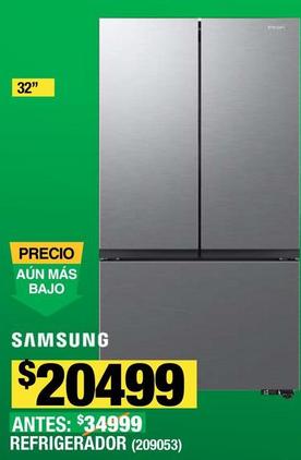 Oferta de Samsung - Refrigerador por $20499 en The Home Depot