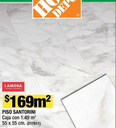 Oferta de Piso Santorini por $169 en The Home Depot