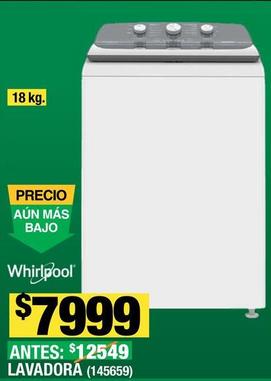 Oferta de Whirlpool - Lavadora por $7999 en The Home Depot